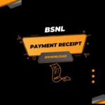 BSNL Payment Receipt
