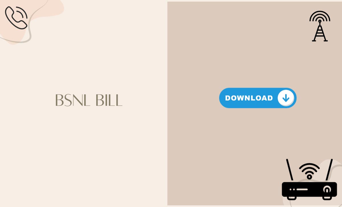 BSNL Bill Download