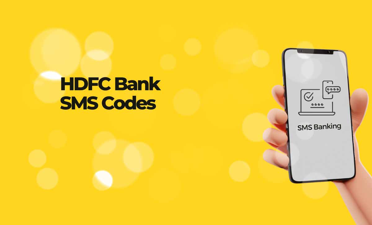 HDFC Bank SMS Codes