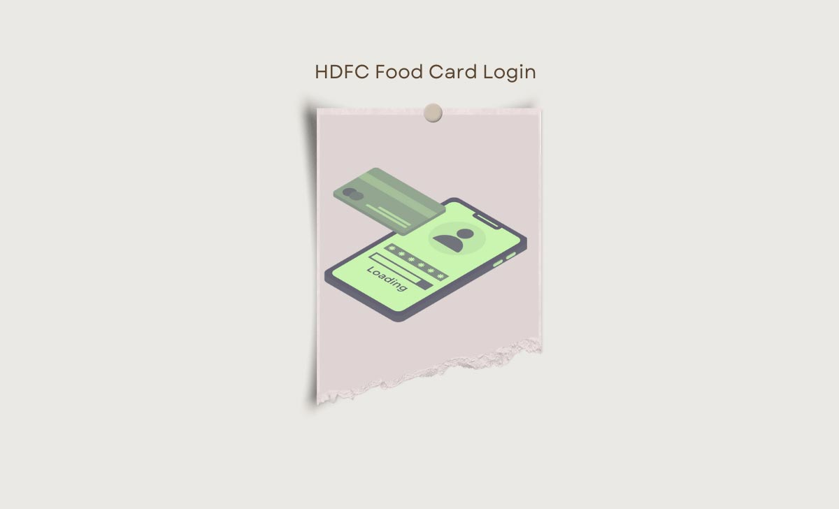 HDFC Food Card Login