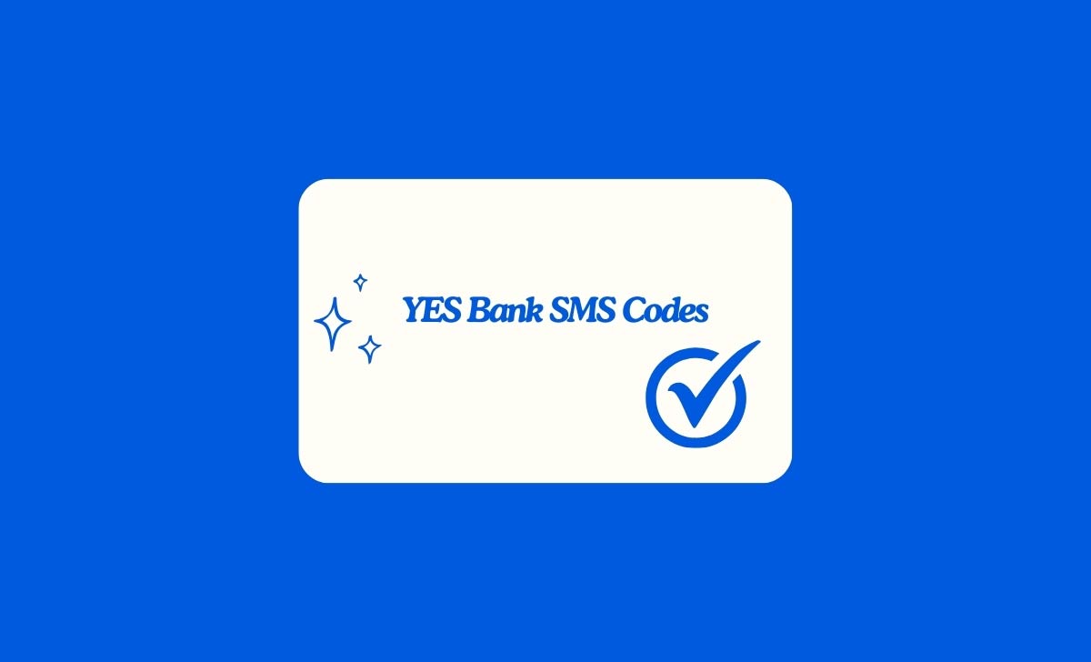 YES Bank SMS Codes