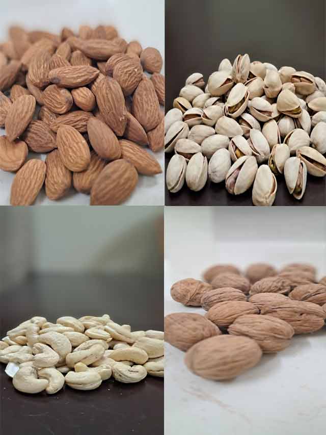 Dry Fruits – Almond, Apricot, Pista, Dates, Cashew nuts, Walnuts…