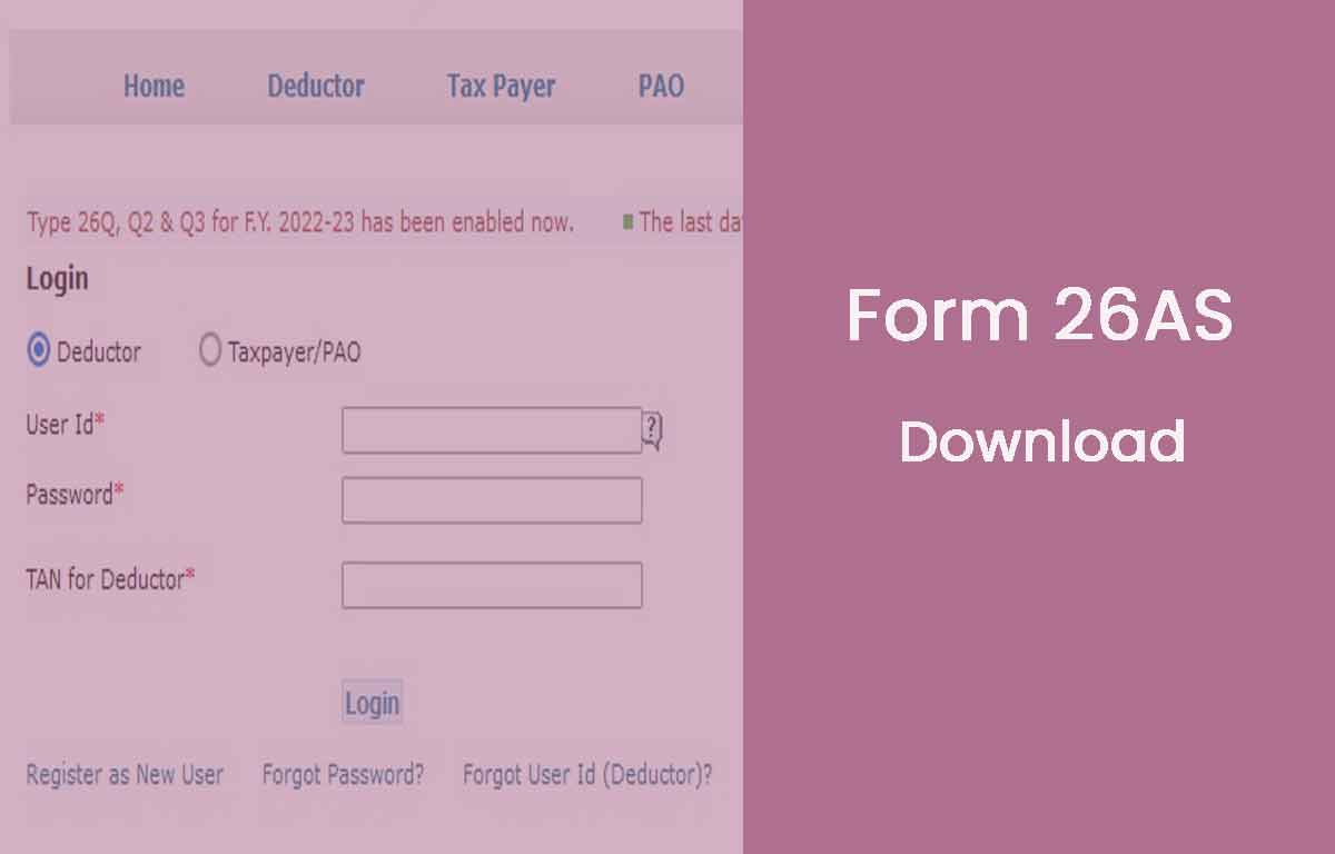 Form26AS Download