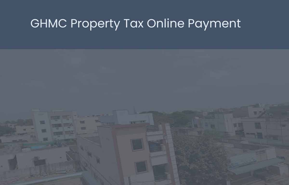 GHMC Property Tax Online Payment