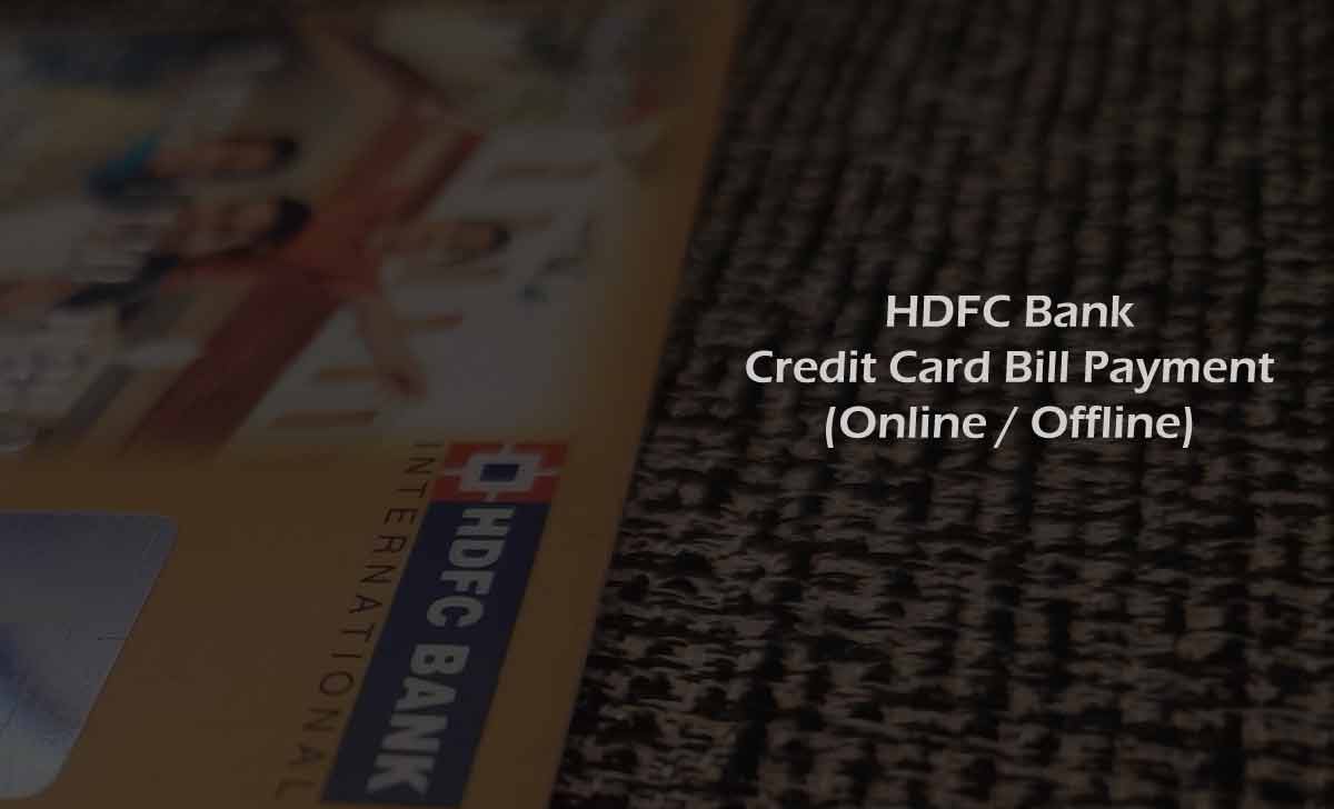 HDFC Credit Card Payment