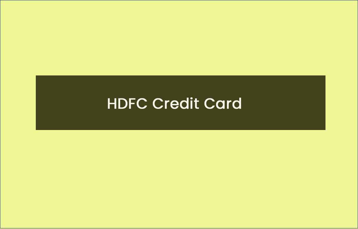 HDFC Credit Card