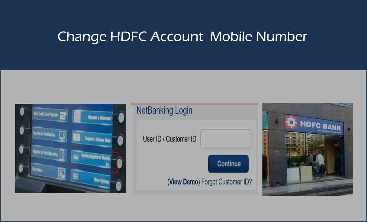 How to Change Mobile Number in HDFC Bank