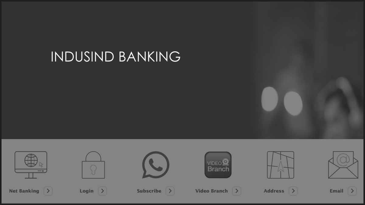 IndusInd Bank Login