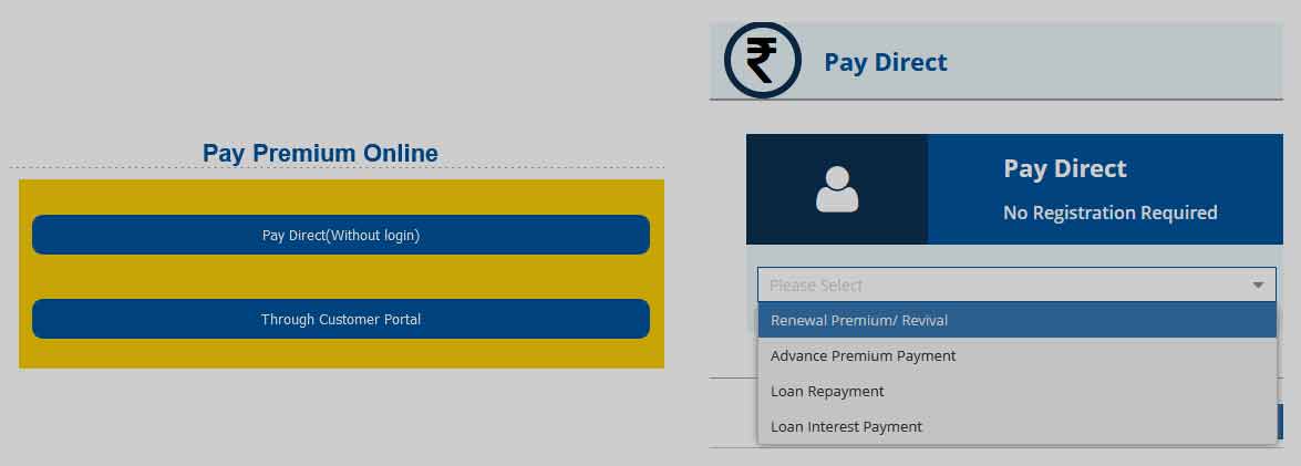 LIC Quickpay