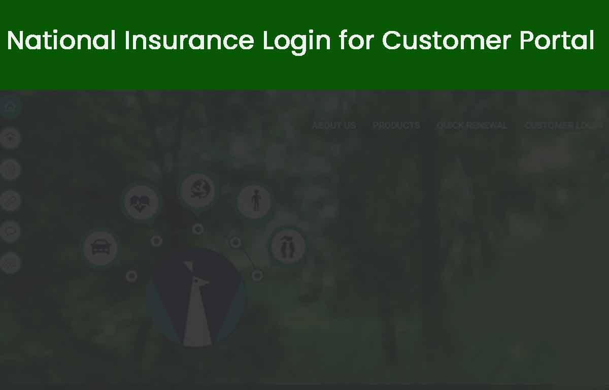 National Insurance Login Customer Portal