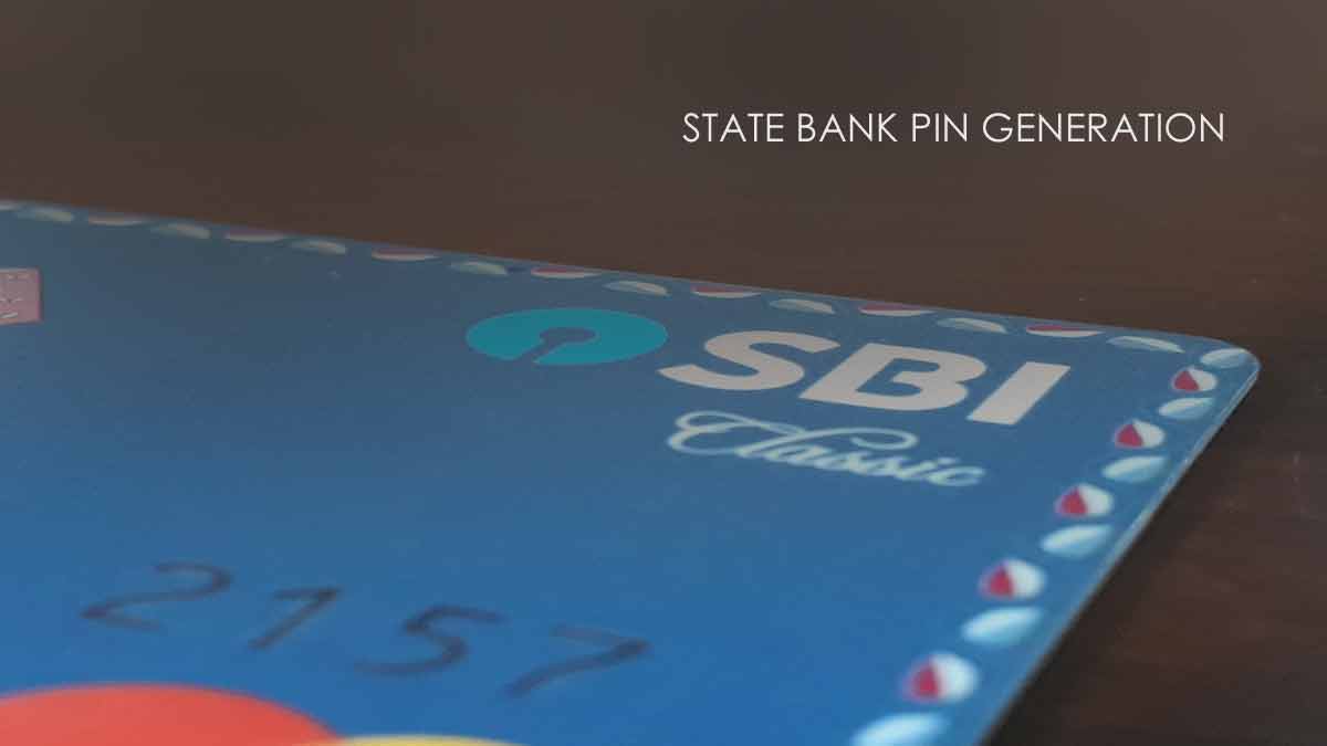 SBI ATM PIN Generation